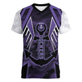 Custom Fremantle Football Women V-Neck T-Shirt Dockers Anchor Sporty Style