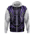 Custom Fremantle Football Zip Hoodie Dockers Anchor Sporty Style