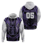 Custom Fremantle Football Zip Hoodie Dockers Anchor Sporty Style