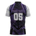 Custom Fremantle Football Zipper Polo Shirt Dockers Anchor Sporty Style