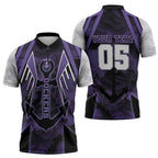 Custom Fremantle Football Zipper Polo Shirt Dockers Anchor Sporty Style