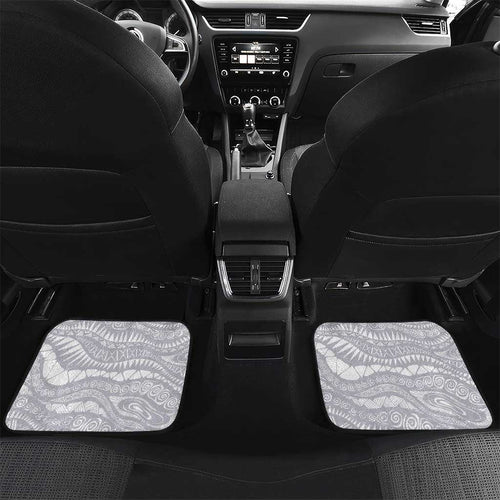 Custom Geelong Navy Car Mats Playful Cat Kicking Ball