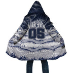 Custom Geelong Navy Cloak Playful Cat Kicking Ball
