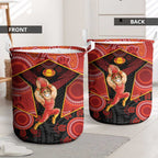 Gold Coast Suns Red Laundry Basket Football Player Sun Emblem Dynamic