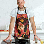 Gold Coast Suns Red Apron Football Player Sun Emblem Dynamic