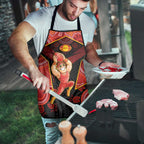 Gold Coast Suns Red Apron Football Player Sun Emblem Dynamic