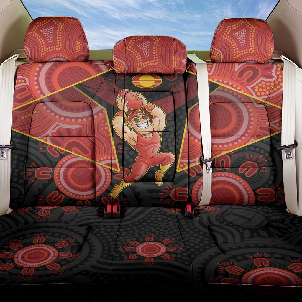 Gold Coast Suns Red Back Car Seat Cover Football Player Sun Emblem Dynamic