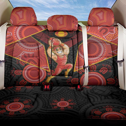 Gold Coast Suns Red Back Car Seat Cover Football Player Sun Emblem Dynamic