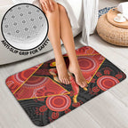 Gold Coast Suns Red Bathroom Set Football Player Sun Emblem Dynamic
