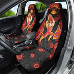 Gold Coast Suns Red Car Seat Cover Football Player Sun Emblem Dynamic