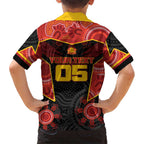 Custom Gold Coast Suns Red Family Matching Tank Maxi Dress and Hawaiian Shirt Football Player Sun Emblem Dynamic