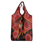 Gold Coast Suns Red Grocery Bag Football Player Sun Emblem Dynamic