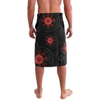 Custom Gold Coast Suns Red Lavalava Football Player Sun Emblem Dynamic