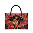 Gold Coast Suns Red Leather Bag Football Player Sun Emblem Dynamic
