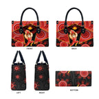 Gold Coast Suns Red Leather Bag Football Player Sun Emblem Dynamic