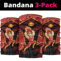 Gold Coast Suns Red Neck Gaiter Football Player Sun Emblem Dynamic