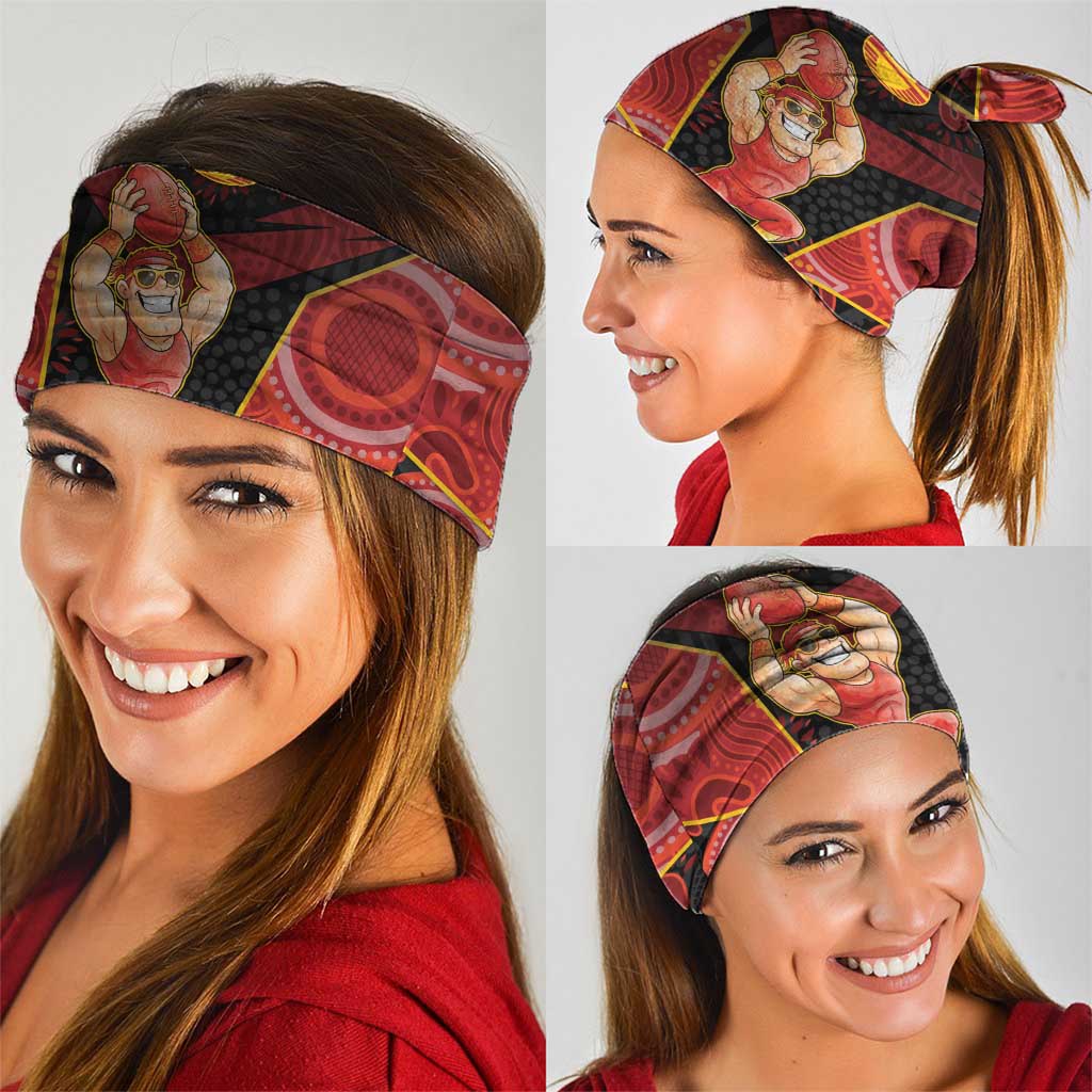 Gold Coast Suns Red Neck Gaiter Football Player Sun Emblem Dynamic