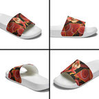 Gold Coast Suns Red Slide Sandals Football Player Sun Emblem Dynamic