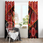 Gold Coast Suns Red Window Curtain Football Player Sun Emblem Dynamic