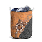 Greater Western Sydney Giants Laundry Basket Aboriginal Snake Dot Art