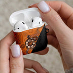 Greater Western Sydney Giants AirPods Case Aboriginal Snake Dot Art