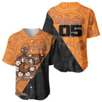 Custom Greater Western Sydney Giants Baseball Jersey Aboriginal Snake Dot Art