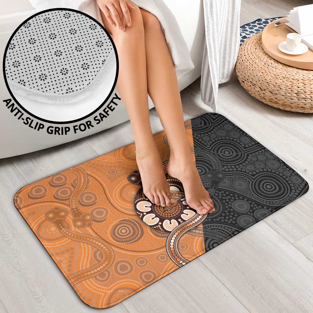 Greater Western Sydney Giants Bathroom Set Aboriginal Snake Dot Art