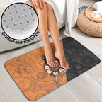Greater Western Sydney Giants Bathroom Set Aboriginal Snake Dot Art