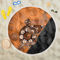 Greater Western Sydney Giants Beach Blanket Aboriginal Snake Dot Art