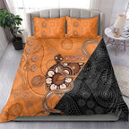 Greater Western Sydney Giants Bedding Set Aboriginal Snake Dot Art