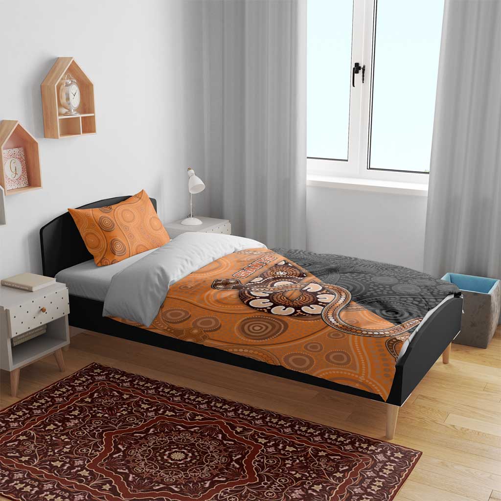 Greater Western Sydney Giants Bedding Set Aboriginal Snake Dot Art