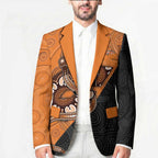 Custom Greater Western Sydney Giants Blazer Aboriginal Snake Dot Art