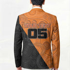 Custom Greater Western Sydney Giants Blazer Aboriginal Snake Dot Art