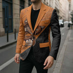 Custom Greater Western Sydney Giants Blazer Aboriginal Snake Dot Art