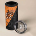 Custom Greater Western Sydney Giants 4 in 1 Can Cooler Tumbler Aboriginal Snake Dot Art
