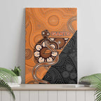 Greater Western Sydney Giants Canvas Wall Art Aboriginal Snake Dot Art