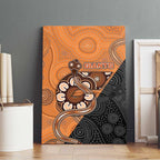 Greater Western Sydney Giants Canvas Wall Art Aboriginal Snake Dot Art