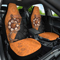 Greater Western Sydney Giants Car Seat Cover Aboriginal Snake Dot Art