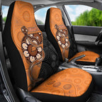 Greater Western Sydney Giants Car Seat Cover Aboriginal Snake Dot Art