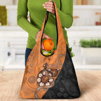 Greater Western Sydney Giants Grocery Bag Aboriginal Snake Dot Art