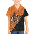 Custom Greater Western Sydney Giants Kid Hawaiian Shirt Aboriginal Snake Dot Art