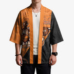 Custom Greater Western Sydney Giants Kimono Aboriginal Snake Dot Art