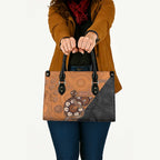 Greater Western Sydney Giants Leather Bag Aboriginal Snake Dot Art