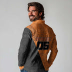 Custom Greater Western Sydney Giants Long Sleeve Polo Shirt Aboriginal Snake Dot Art