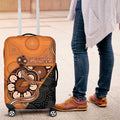 Greater Western Sydney Giants Luggage Cover Aboriginal Snake Dot Art