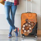 Greater Western Sydney Giants Luggage Cover Aboriginal Snake Dot Art