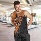 Custom Greater Western Sydney Giants Men Tank Top Aboriginal Snake Dot Art