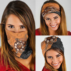 Greater Western Sydney Giants Neck Gaiter Aboriginal Snake Dot Art
