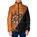 Custom Greater Western Sydney Giants Padded Jacket Aboriginal Snake Dot Art
