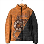 Custom Greater Western Sydney Giants Padded Jacket Aboriginal Snake Dot Art